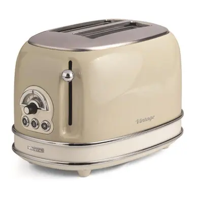 Ariete 155/1 bež toster s 2 postavke i podesivim termostatom