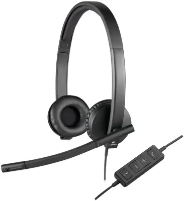 Slušalice Logitech H570e Stereo USB crne
