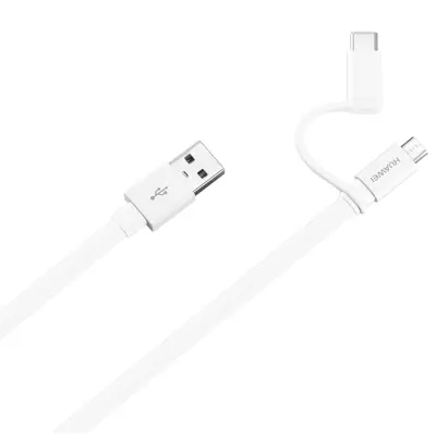 Kabel 2 u 1 micro-USB / USB-C punjenje i sinkronizacija 1.5m Huawei bijeli