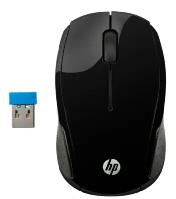 Miš HP 200, crni, bežični