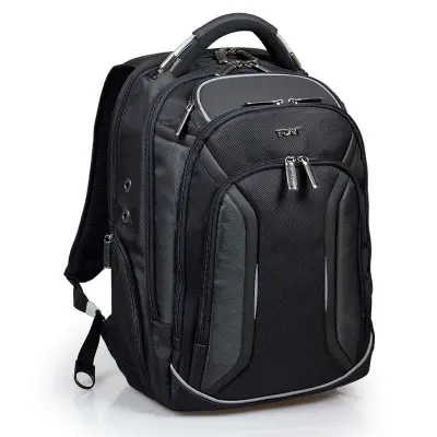 Port ruksak Melbourne 15.6", crn, kišna navlaka
