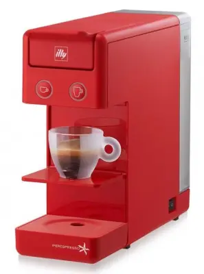 Illy Y3.3 aparat za kavu na kapsule, crveni