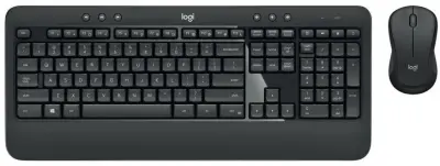 Tipkovnica + miš Logitech MK540 Advanced, bežična, siva