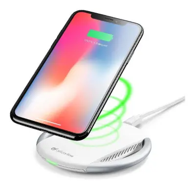 CELLULARLINE BEŽIČNI PUNJAČ FAST MFI WHITE