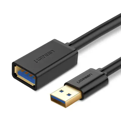 Ugreen USB 3.0 produžni kabel (M na F) crni 2 m - polietilenska vrećica