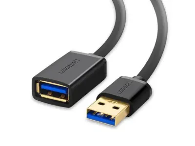 Ugreen USB 3.0 produžni kabel (M na F) crni 3 m - polietilenska vrećica