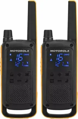 MOTOROLA T82 Extreme radio, crna i žuta