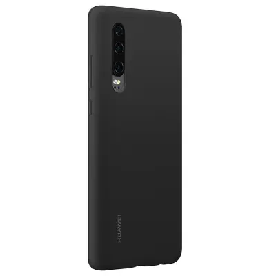 Futrola za automobil Huawei silikonska futrola, soft-touch i magnetska - crna za Huawei P30