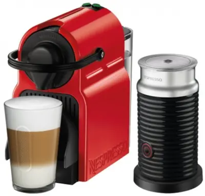 Aparat za kavu Nespresso INISSIA Red & Aeroccino