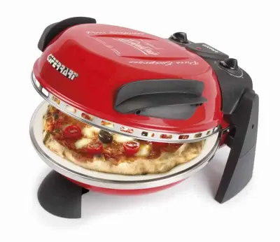 G3 Ferrari Delizia 1200W pizza pećnica, pizza promjera 31 cm, crvena