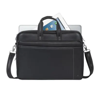 Torba RivaCase 16" Orly 8940 (PU) Black full size laptop bag