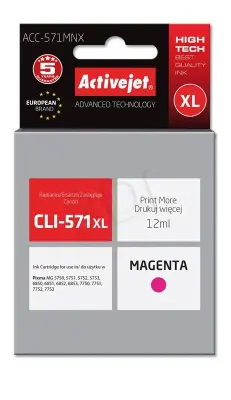 ActiveJet magenta tinta Canon CLI-571M XL