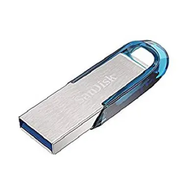 SANDISK Ultra Flair USB 3.0 128GB - NEW Tropical Blue Color