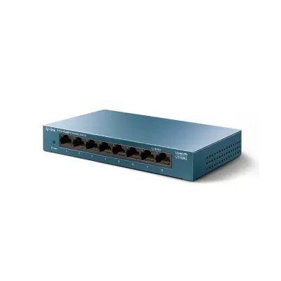 TP-Link LS108G, 8-Port Gigabit Switch, steel