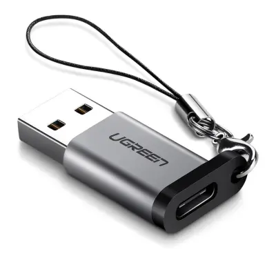Ugreen USB 3.0-A na USB-C adapter, sivi - blister pakiranje