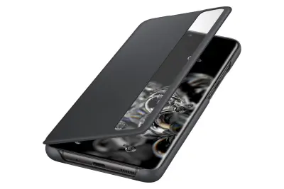 Samsung, Galaxy S20 Ultra Folio Antimikrobni prozirni poklopac, crni