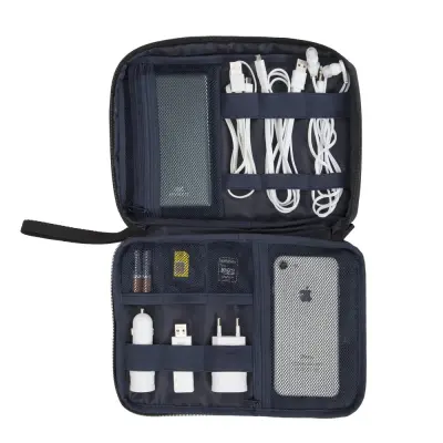 Torba - putni organizator RivaCase Biscayne 5632 Black Travel Organizer