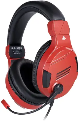 Bigben PS4 Stereo Gaming slusalice v3 Red