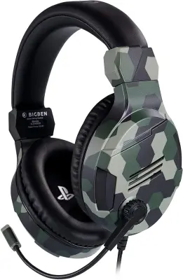 Bigben PS4 Stereo Gaming slusalice v3 Camo Green