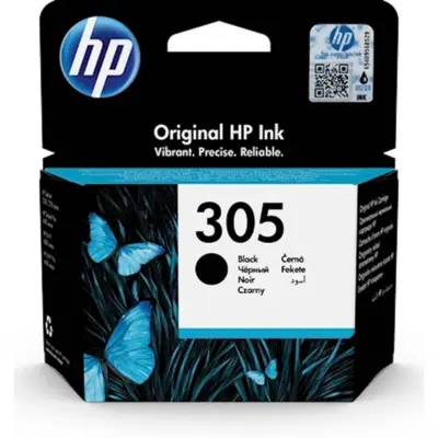Tinta HP 305 Black Original Ink Cartridge, 3YM61AE - Instant Ink