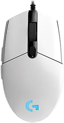 Miš Logitech G102 LIGHTSYNC RGB, žičani, bijeli