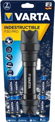 Varta Indestructible F30 Pro LED džepna svjetiljka baterijska 650 lm 363 g