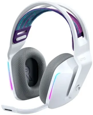 Slušalice Logitech, gaming G733, bijele