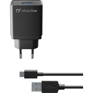 CELLULARLINE KUĆNI PUNJAČ USB-A I KABEL USB-C 2A/10W