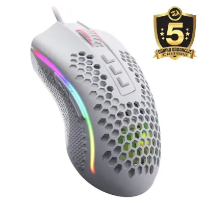 Miš REDRAGON STORM M808W-RGB WHITE