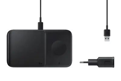 Bežični punjač Samsung Duo za mobitel ili sat crni EP-P4300TBEGEU