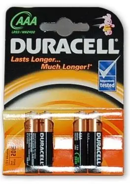 Baterije Duracell Basic AAA K4