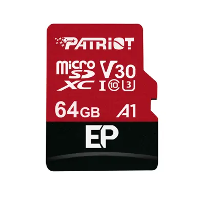 Patriot 64GB EP SDXC A1 / V30 microSD memorijska kartica, 90MB/s
