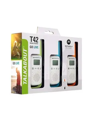 Motorola T42 kratkovalni radio, pakiranje od 3 komada