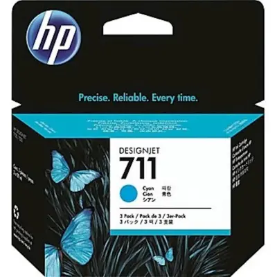 HP CZ134 80ml 3x plava tinta br. 711