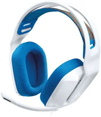 Slušalice Logitech G335, gaming, žičane, bijelo-plave