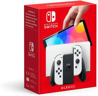 Nintendo Switch OLED Console - White Joy-Con