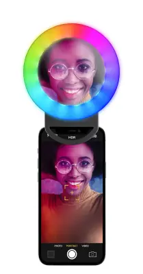 CELLULARLINE SELFIE RING POCKET MULTICOLOR