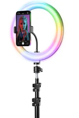 CELLULARLINE SELFIE RING PRO MULTICOLOR