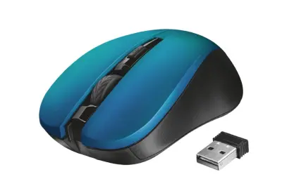 TRUST PC MIŠ BEŽIČNI SILENT CLICK MYDO BLUE