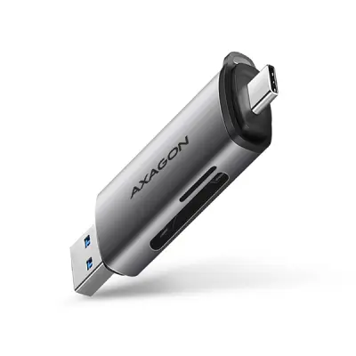 Axagon čitač SD i MicroSD kartica USB-C + USB-A 3.2