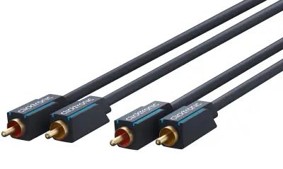 Cinch kabel, stereo null