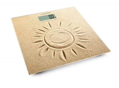 Osobna LCD kupaonska vaga staklo sunce