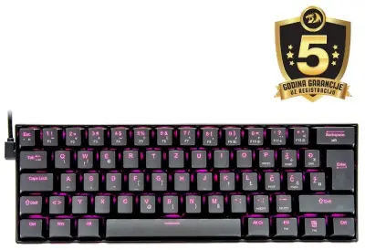 Tipkovnica REDRAGON KUMARA K552RGB-1 RGB MECHANICAL SLO/CRO LAYOUT