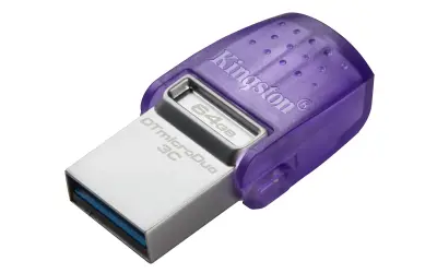 USB STICK Kingston DataTraveler microDuo 3C 64GB, USB 3.2, USB-A+C