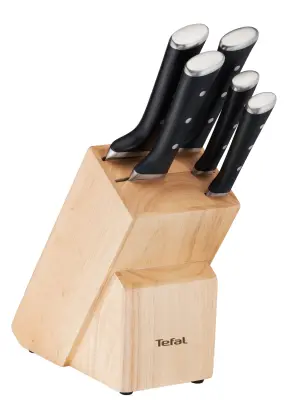 Nož Tefal Ingenio Ice Force K232S574 drveni stalak + Ingenio Ice Force 5 noževa