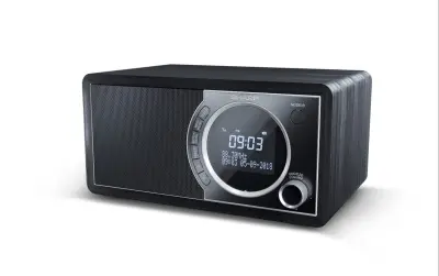 SHARP DR-450 BK digitalni radio, crni