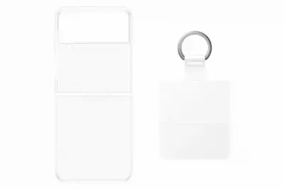 Prozirna maska s prstenom za Samsung Galaxy Galaxy Z Flip4 prozirna EF-OF721CTEGWW