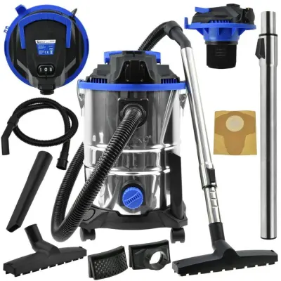 25L Industrijski usisavač mokro suho 1400W + utičnica