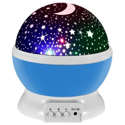 USB projektor Master Star noćno svjetlo 360 plavo