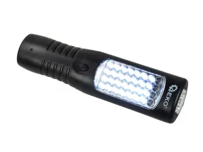 LED punjiva lampa za radionice 28 + 4 + 3 LED + punjač za automobil